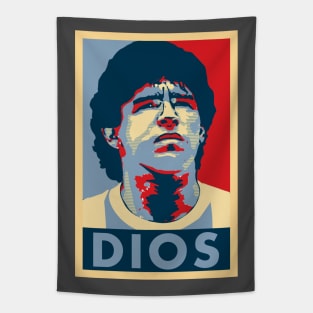 Maradona Dios Hope Tapestry