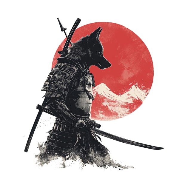 samurai wolf by dorapeterx