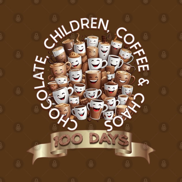 100 Days of School: Chocolate, Children, Coffee & Chaos by Amanda Lucas