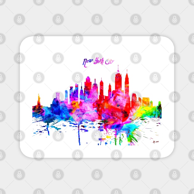 New York Skyline Magnet by danieljanda