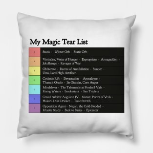 My Magic Commander "Tear" List Pillow