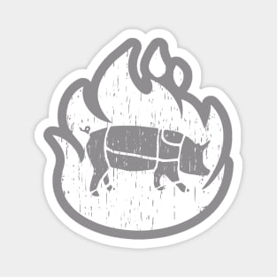 BBQ GRILL PIG ROAST Magnet