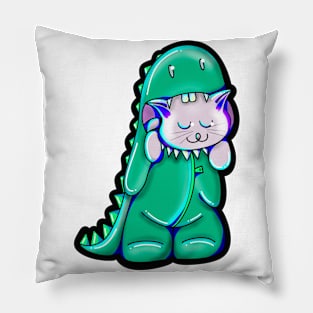 Cat rex Pillow