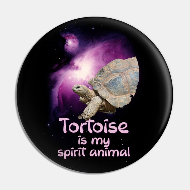 Tortoise is my Spirit Animal, Tortoise Lover Gift Pin by Fusti