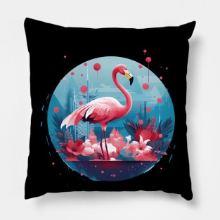 Flamingo Tropical , Love Flamingos Pillow