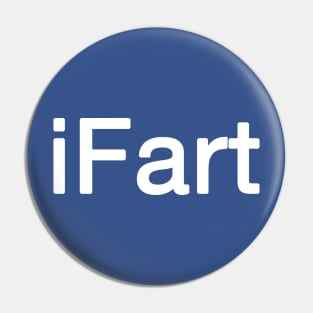 iFart funny joke design Pin