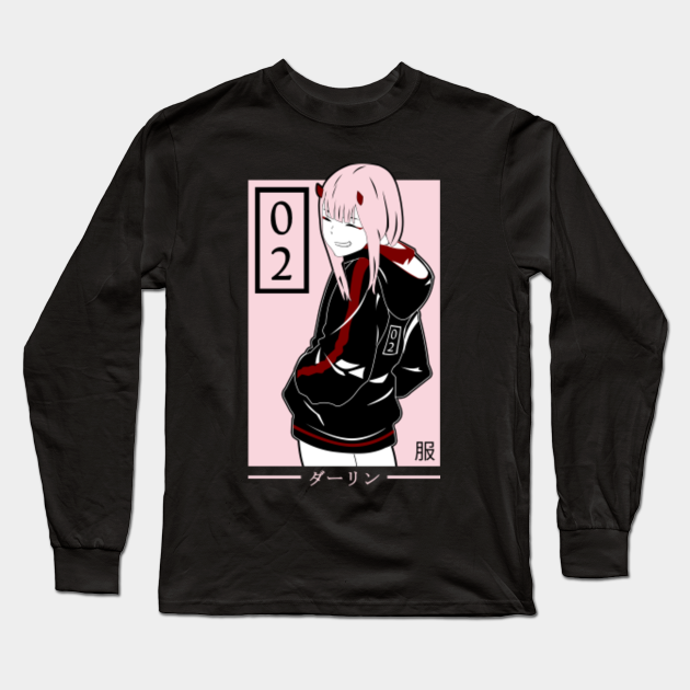 Zero Two Darling In The Franxx Zero Two Long Sleeve T Shirt Teepublic Mix & match this shirt with other items to create an avatar that is unique to you! teepublic