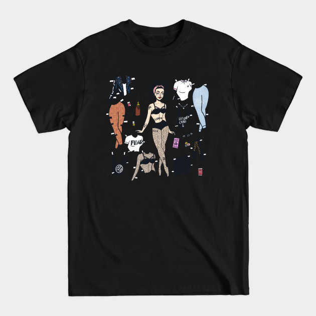 Discover Punk girl paper doll - Punk - T-Shirt