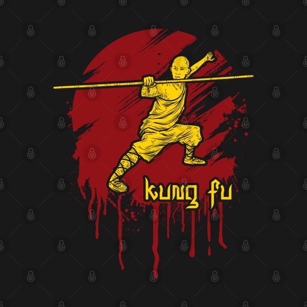 Kung Fu Bo Staff Martial Arts by RadStar