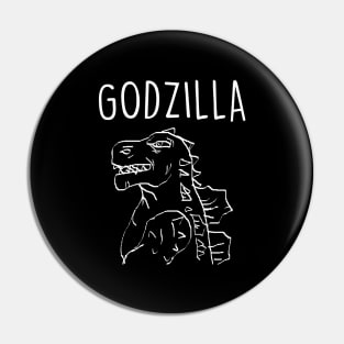 Godzilla Pin