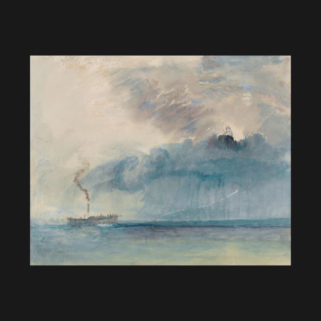 A Paddle-steamer in a Storm, 1841 by Art_Attack