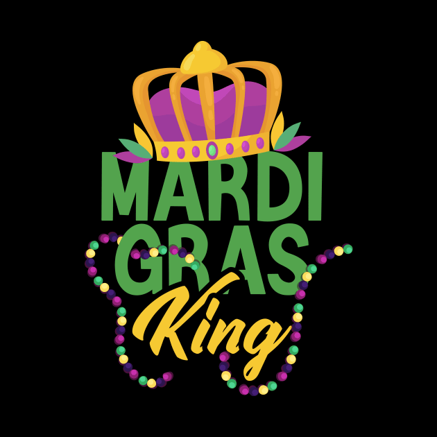 Mardi Gras King Funny Mardi Gras Carnival Parade Costume Party by Azz4art