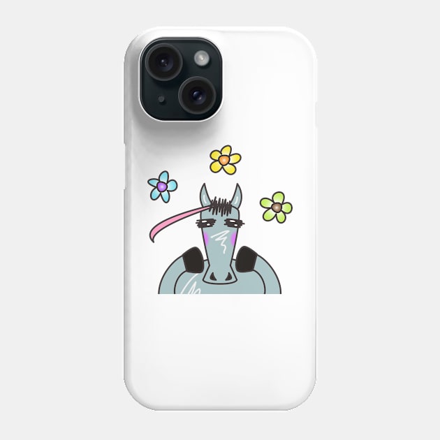 Funny Horse Phone Case by ShaderM