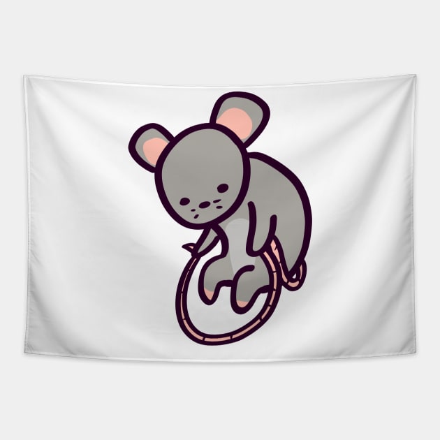 Cute Rat Tail Jump Rope Tapestry by ThumboArtBumbo