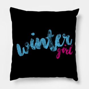 Winter Girl Pillow