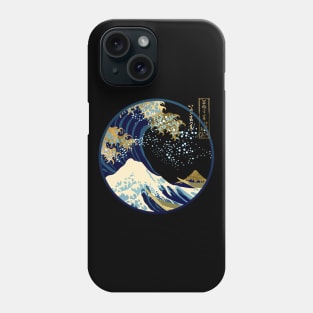 Golden Great Wave off Kanagawa Phone Case