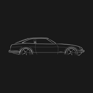 1983 Datsun 280ZX - profile stencil, white T-Shirt