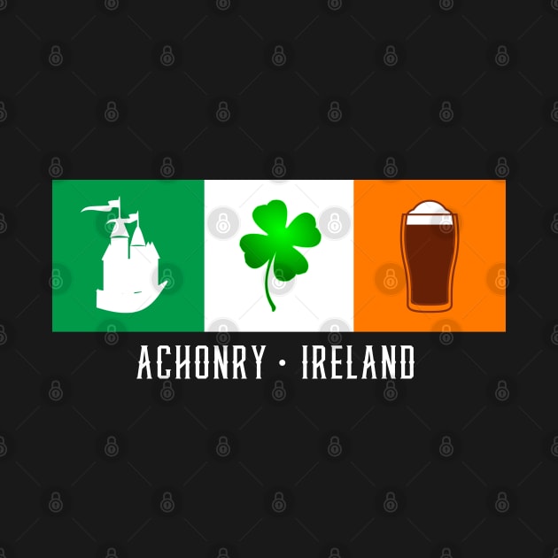 Achonry Ireland, Gaelic - Irish Flag by Eire