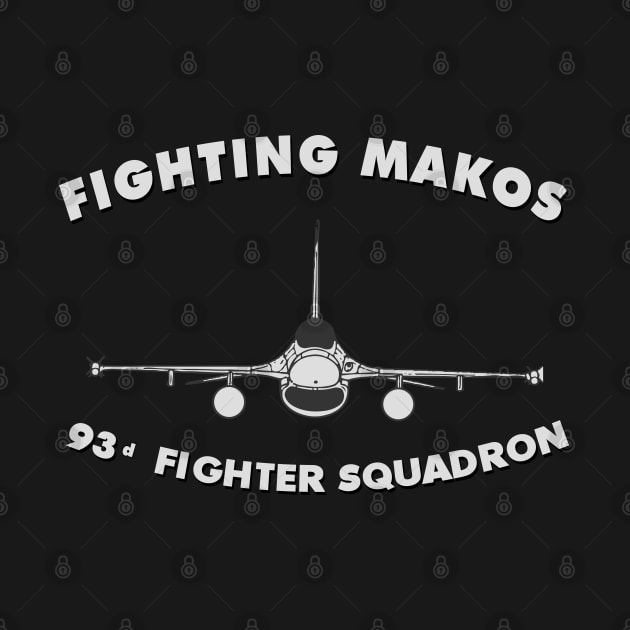 93rd Fighter Squadron Fighting Makos USAF F16 by DesignedForFlight