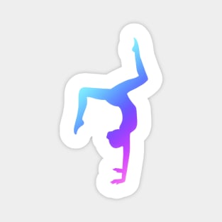 A double stag handstand Magnet