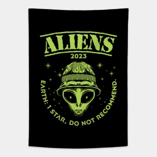 Aliens Rate Earth X Tapestry