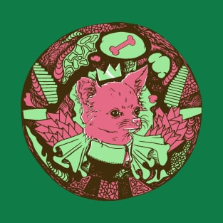 Pink Mint Circle of the Chihuahua T-Shirt