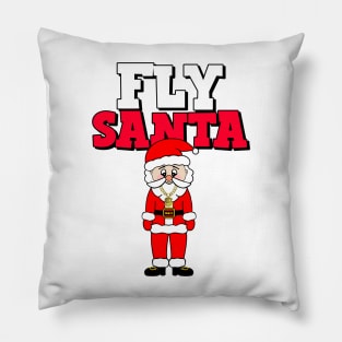 FLY Funny Santa Clause Pillow