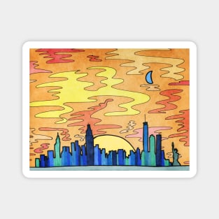 New York City Skyline Magnet