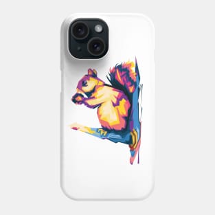 Squirrel colorful Phone Case