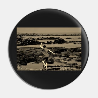 The Boy on the Beach Pin