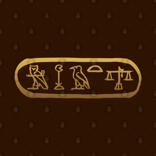 Balance in Ancient Egyptian Hieroglyphics. by hybridgothica