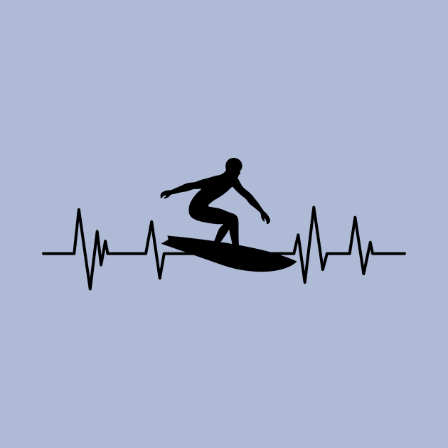 surf heartbeat surfing lover by mezy