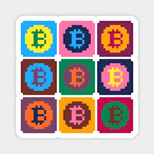 Bitcoin Colors Magnet