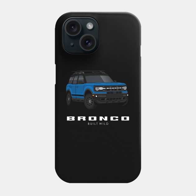 Bronco Cars Built Wild Phone Case by masjestudio