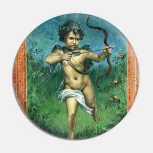 Ancient Roman Cupid Fresco Pin