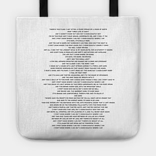 This road I know - Zach Bryan Tote