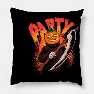 pumpkin halloween illustration suitable t shirt apparel halloweentee Pillow