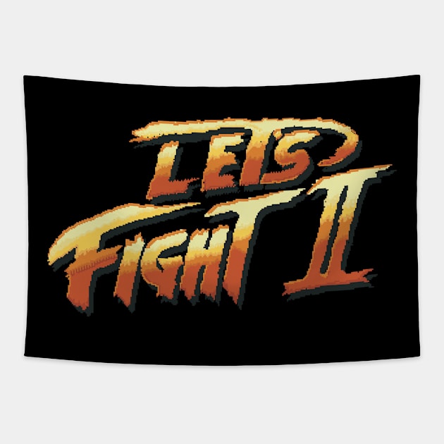 Let's Fight II Tapestry by jonah block