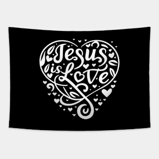 Jesus is Love Tapestry