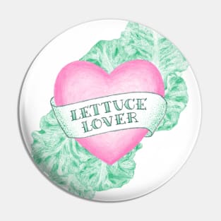 Lettuce Lover Pin