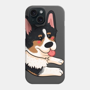 TriColour Corgi Sploot Phone Case