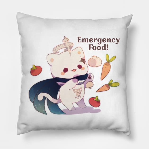 Paimon Emergency Food Pillow by Cremechii