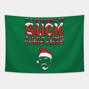 Suck Like Christmas Tapestry