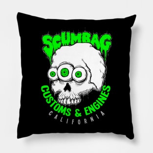 Scumbag Customs & Engines Pillow