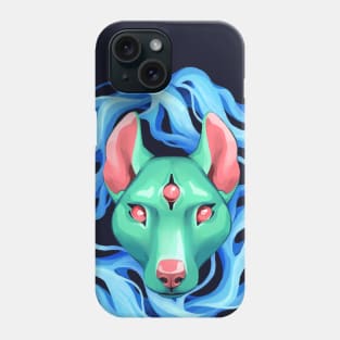 Three Eyes Dog Logo Phone Case