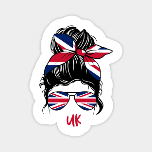 Uk  Girl, UK  girlfriend, UK Messy bun, British  Girl, british  girlfriend, British Messy bun Magnet