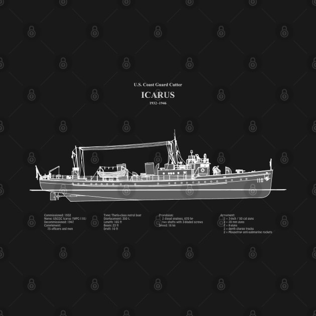 Icarus wpc-110 United States Coast Guard Cutter - ABDpng by SPJE Illustration Photography