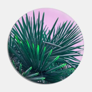 Tropical Palm Tree Leaves Pin