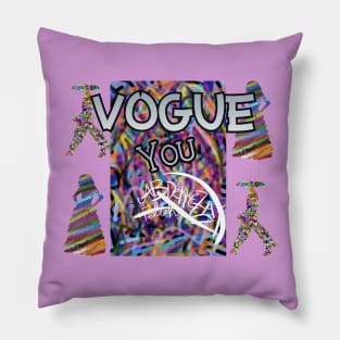 rainbowcore Graffiti : Vogue you Pillow