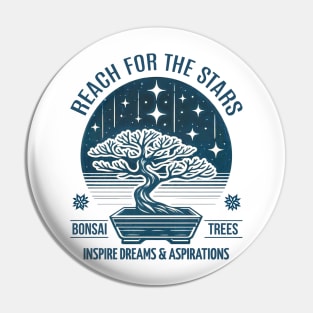 Dreams Reaching for the Cosmos: Bonsai as a Beacon of Inspiration Pin